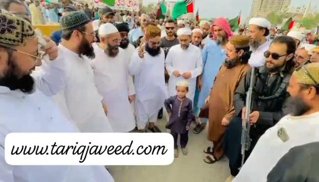 اہلِ سنت والجماعت کے زیر اہتمام عشرہ فاروقؓ و حسینؓ کے سلسلے میں "اتحادِ اُمت و امن واک”