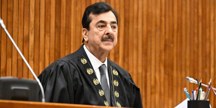 چیئرمین سینیٹ کا ایران اور امریکہ کے درمیان حالیہ سفارتی پیش رفت کا خیرمقدم،