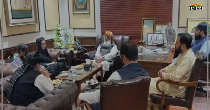 مشعال حسین ملک کی مولانا فضل الرحمان سے ملاقات