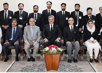 خیبرپختونخوا کے جوڈیشل وفد کا سپریم کورٹ پبلک فسیلیٹیشن سینٹر کا دورہ، ماڈل کے نفاذ میں دلچسپی