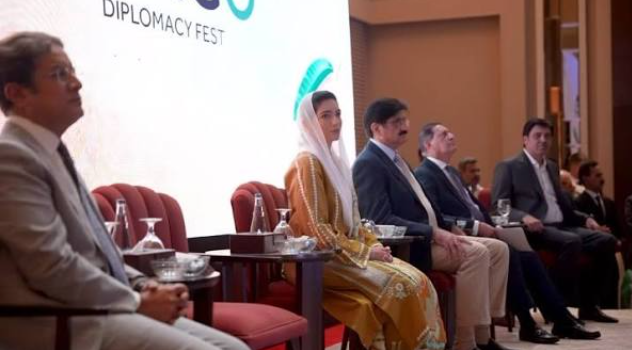 خاتون اول بی بی آصفہ بھٹو زرداری کی دفتر خارجہ کے رابطہ دفتر کے زیر اہتمام مینگو ڈپلومیسی فیسٹیول میں شرکت