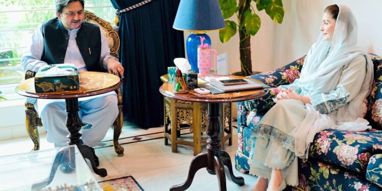 وزیراعلیٰ مریم نواز شریف سے سپیکر پنجاب اسمبلی ملک محمد احمد خان کی ملاقات