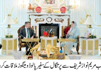 وزیر اعلیٰ مریم نواز شریف سے پرتگال کے سفیر پالو ڈومینگوز کی ملاقات، دوطرفہ تعلقات کو مضبوط بنانے پر اتفاق