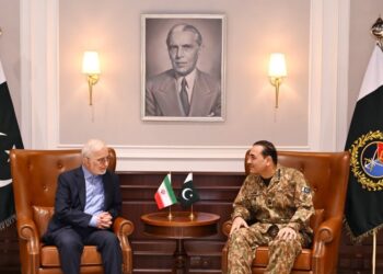چیف آف آرمی اسٹاف و چیف آف ڈیفنس فورسزفیلڈ مارشل سید عاصم منیر سے اسلامی جمہوریہ ایران کے وزیرِ داخلہ کی ملاقات