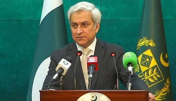 ایمنسٹی انٹرنیشنل کی حالیہ رپورٹ میں افغانستان میں پاکستانی فوجی کارروائیوں سے متعلق الزامات کسی معتبر ثبوت کے بغیر عائد کیے گئے ہیں، انہیں مسترد کرتے ہیں، ترجمان دفتر خارجہ طاہر حسین اندرابی