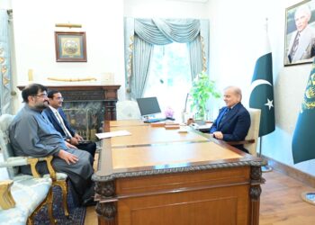 وزیراعظم شہباز شریف سے عوامی نیشنل پارٹی کے صدر سینیٹر ایمل ولی خان کی ملاقات