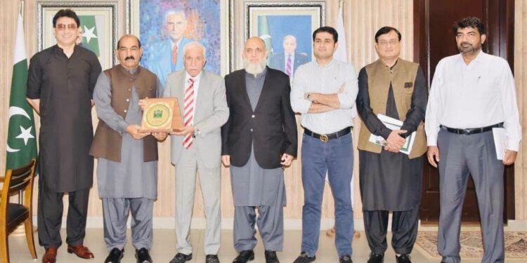 وفاقی وزیر برائے بورڈ آف انویسٹمنٹ قیصر احمد شیخ کی سندر گرین خصوصی اقتصادی زون کے وفد سے ملاقات