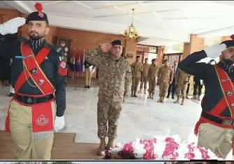 کور کمانڈر پشاور لیفٹیننٹ جنرل عمر احمد بخاری کا سنٹرل پولیس آفس پشاور کا اہم دورہ